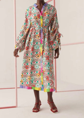 Celia B - Kauai Long Sleeve Midi Dress