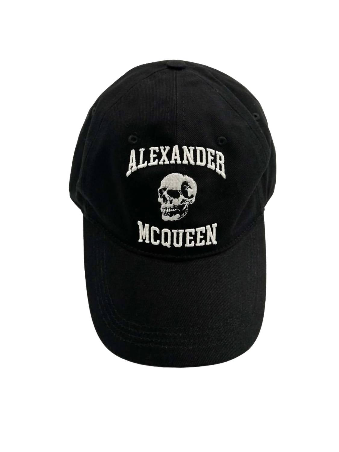 Alexander Mcqueen - Embroidered Skull Baseball Cap