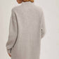 Bluivy - Mock Neck Knit Sweater Dress