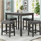 5 Piece Transitional Counter Dining Set