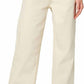 Blanknyc - Womens Straight Leg Twill Pants in Warm Whispers High Rise