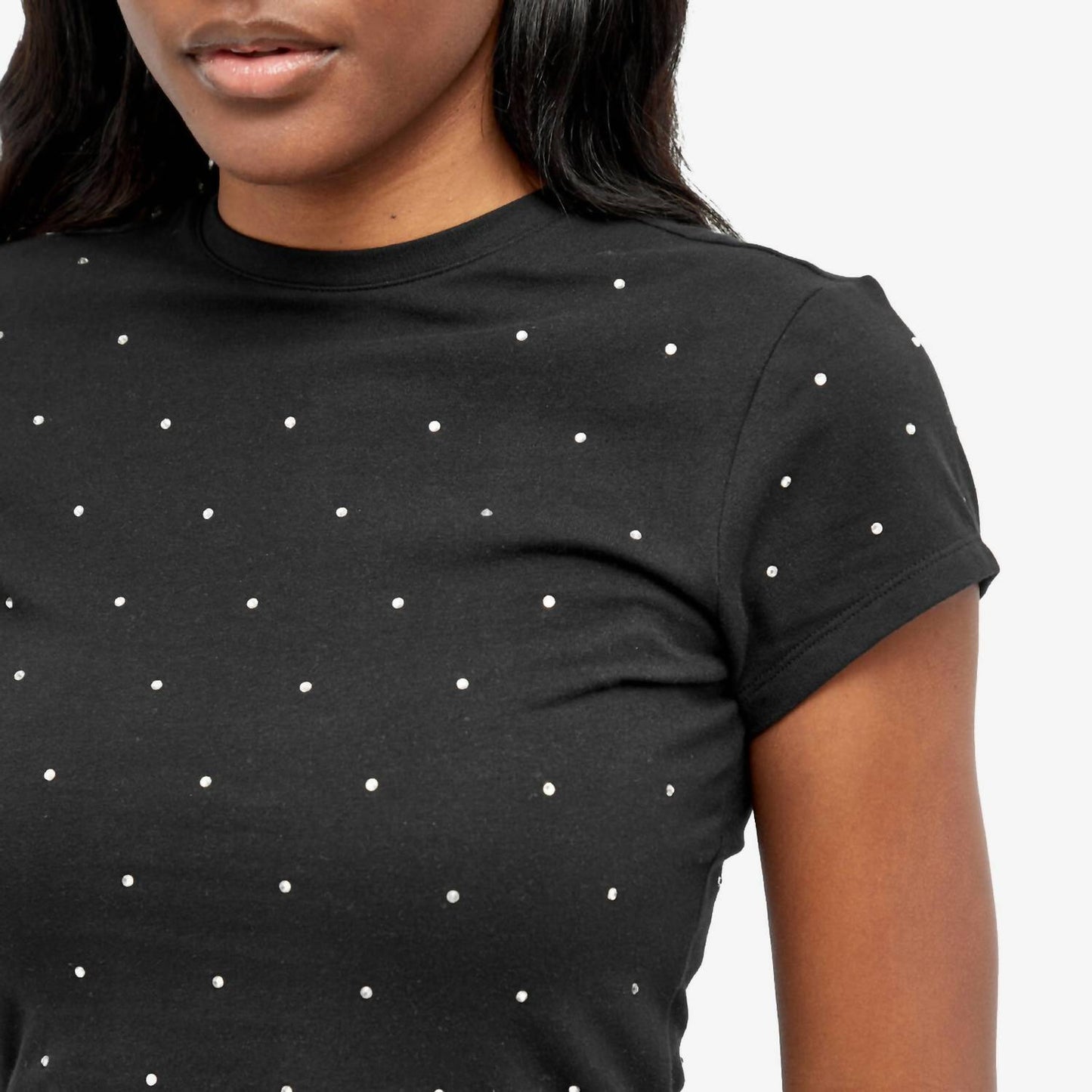 Good American - Crystal Baby Tee
