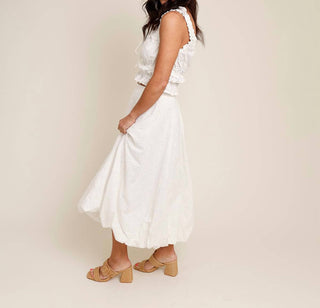 Astr - Kissel Eyelet Maxi Skirt