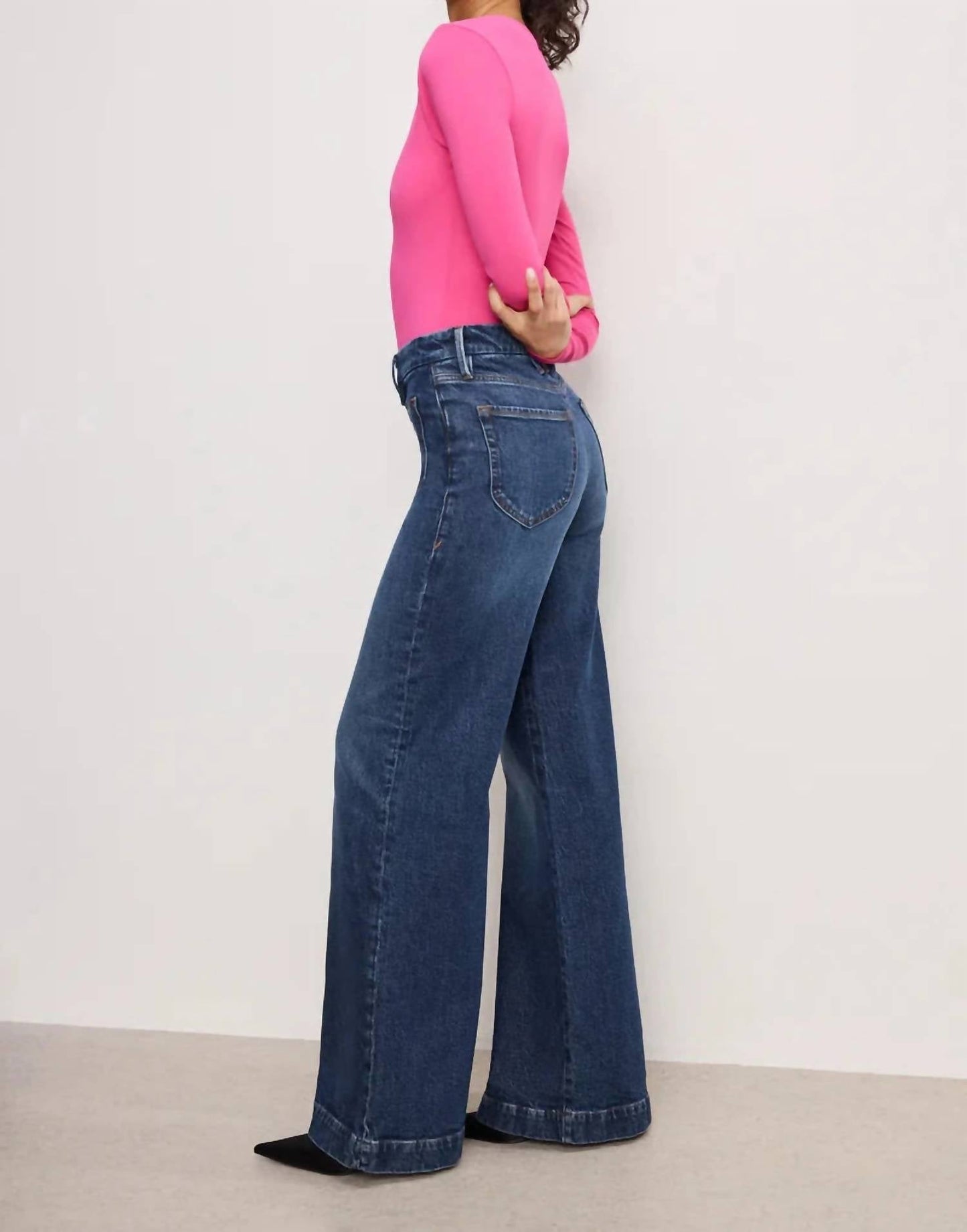 Good American - Good Waist Palazzo Jeans