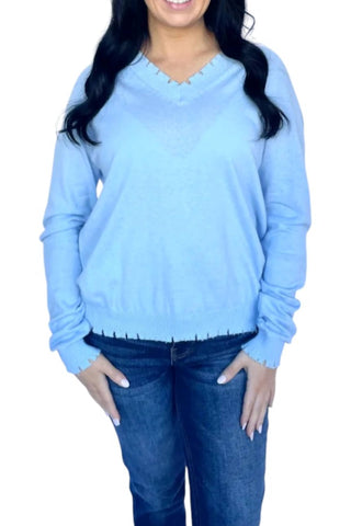 Elan - Classic V-neck Sweater
