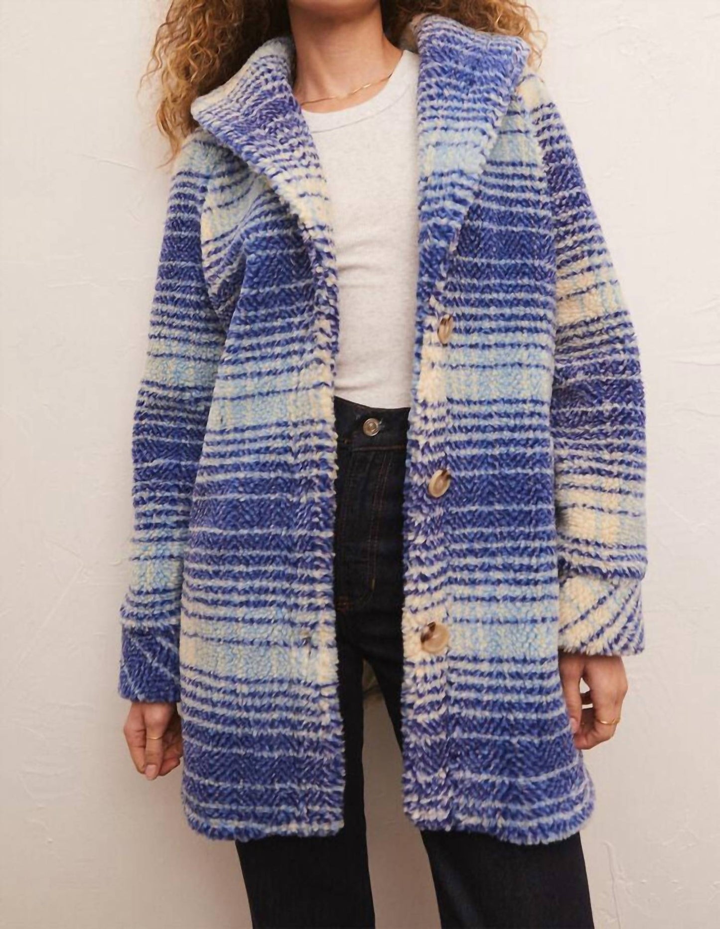 Z Supply - HASTINGS SHERPA PLAID COAT