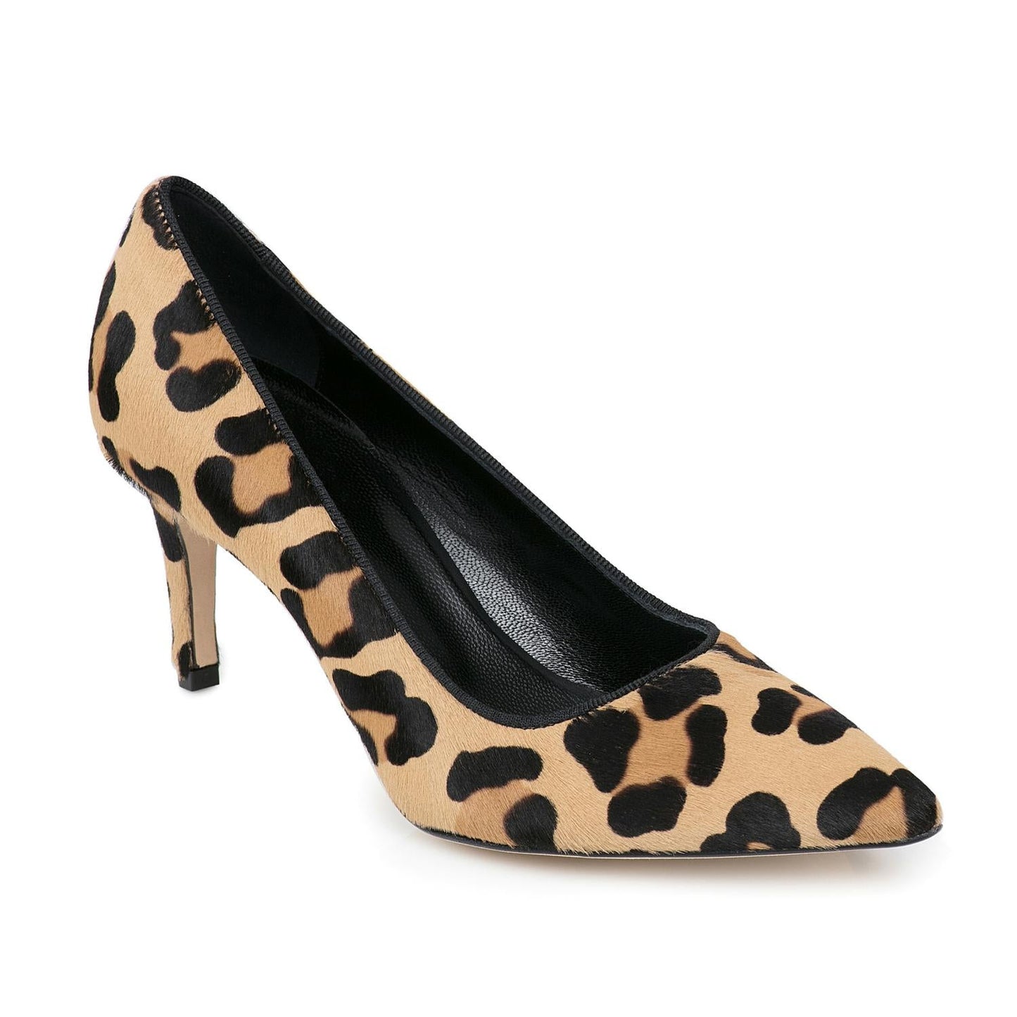 Dee Keller Gold - Women's Paige Leopard Pony Heels