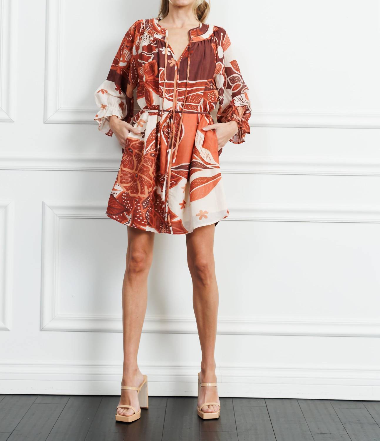 Ciebon - Christy Printed Mini Dress