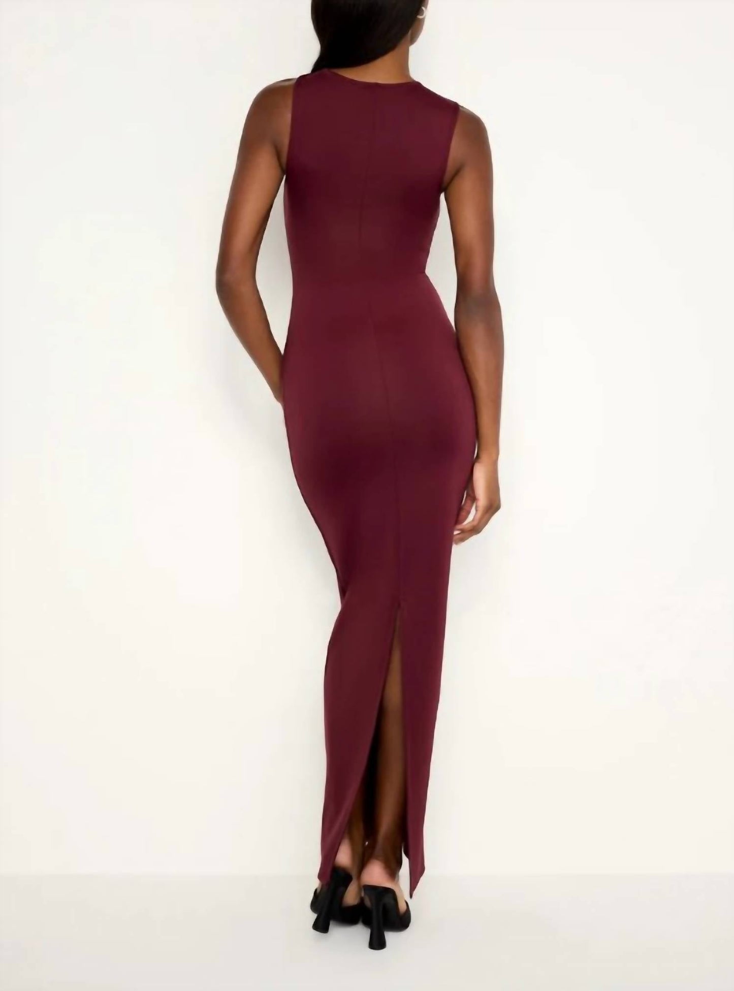 Good American - Scuba Twist Tank Maxi Dress