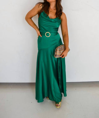 Bronx And Banco - Bailey Satin Maxi Dress