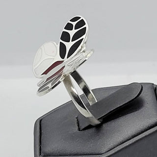 Costello International - Enameled Butterfly Ring