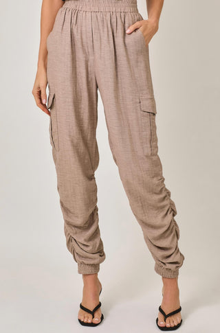 Mystree - Rouched Jogger Pants