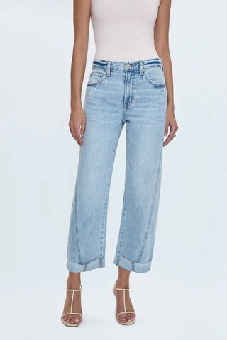 Pistola - Kacey Mid Rise Cuffed Boyfriend Jeans
