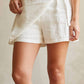 Crescent - Adelle Linen Wrap Mini Skort