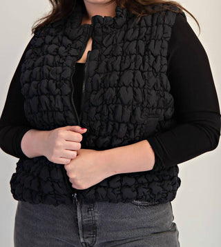The Curve La - Plus Size Quilted Puffer Vest