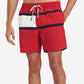 Tommy Hilfiger Men's Big & Tall Flag Swim Trunk Red Size XXXX-Large