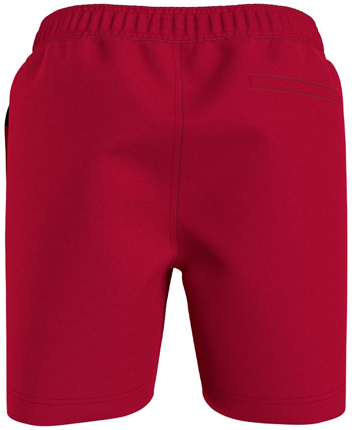Tommy Hilfiger Men's Big & Tall Flag Swim Trunk Red Size XXXX-Large