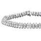 Diana M Jewels - Two Row Tennis 5.00 Cts Diamond Bracelet