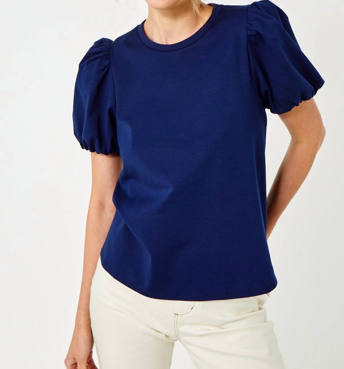 Cartolina Nantucket - Noemie Puff Sleeve Tee