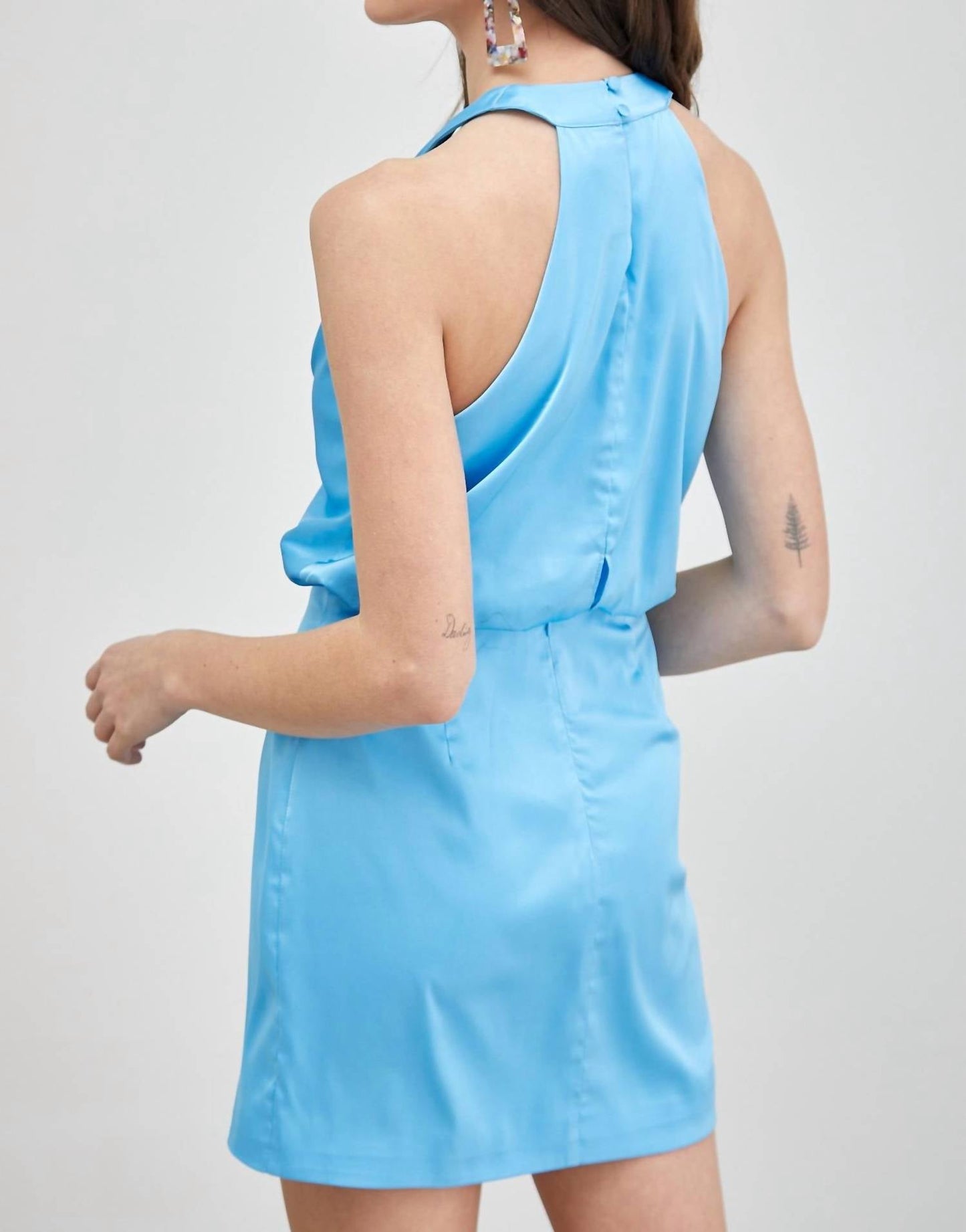 Do+Be - V-neck Wrap Mini Dress