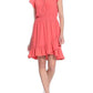 Maggy London - Smocked Waist Ruffle Dress