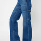 Judy Blue - High Waist Cargo Bootcut Jeans