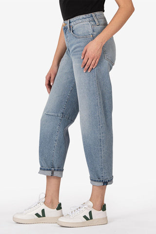 Kut From The Kloth - Ashley High Rise Slouchy Barrel Straight Leg Jeans