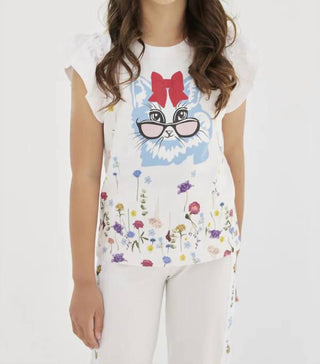 Sasha+Z - Floral Cat Top
