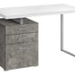 Computer Desk Left Right Set-Up Storage Drawers For Home Office