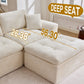 110'' Cloud Sectional Couch for Living Room