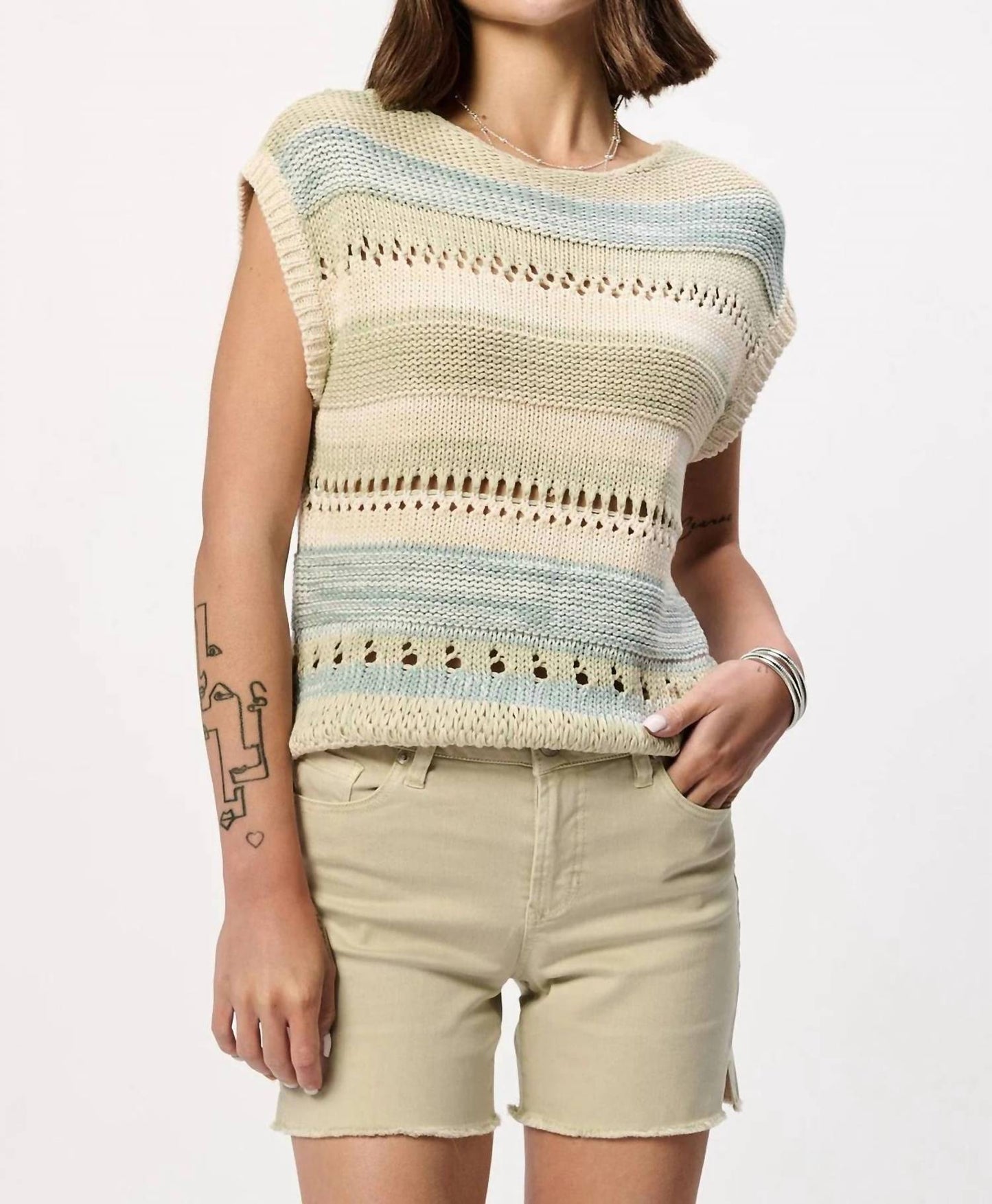 Another Love - Lina Open-knit Top