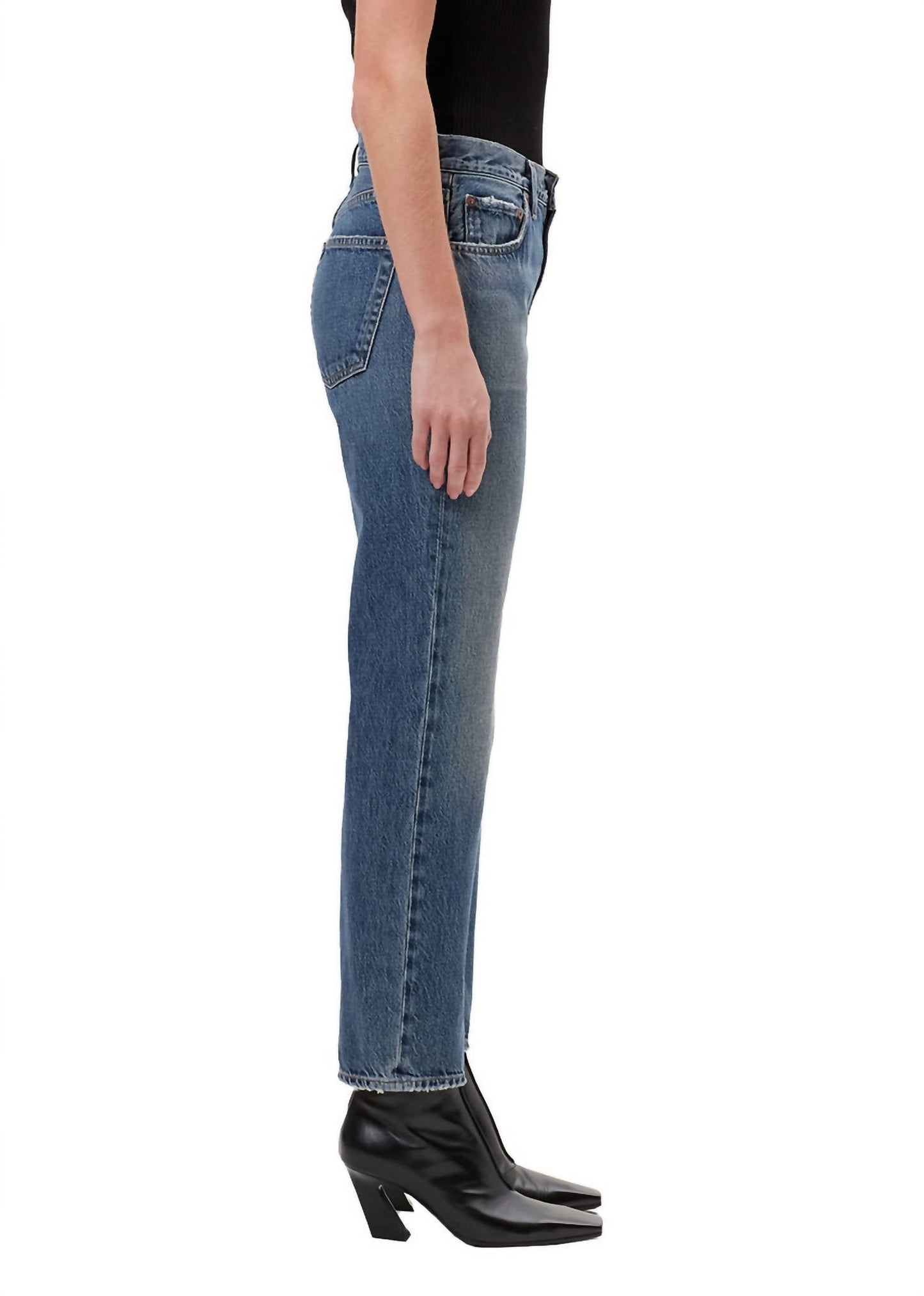 Agolde - Valen Mid Rise Vintage Straight Jeans