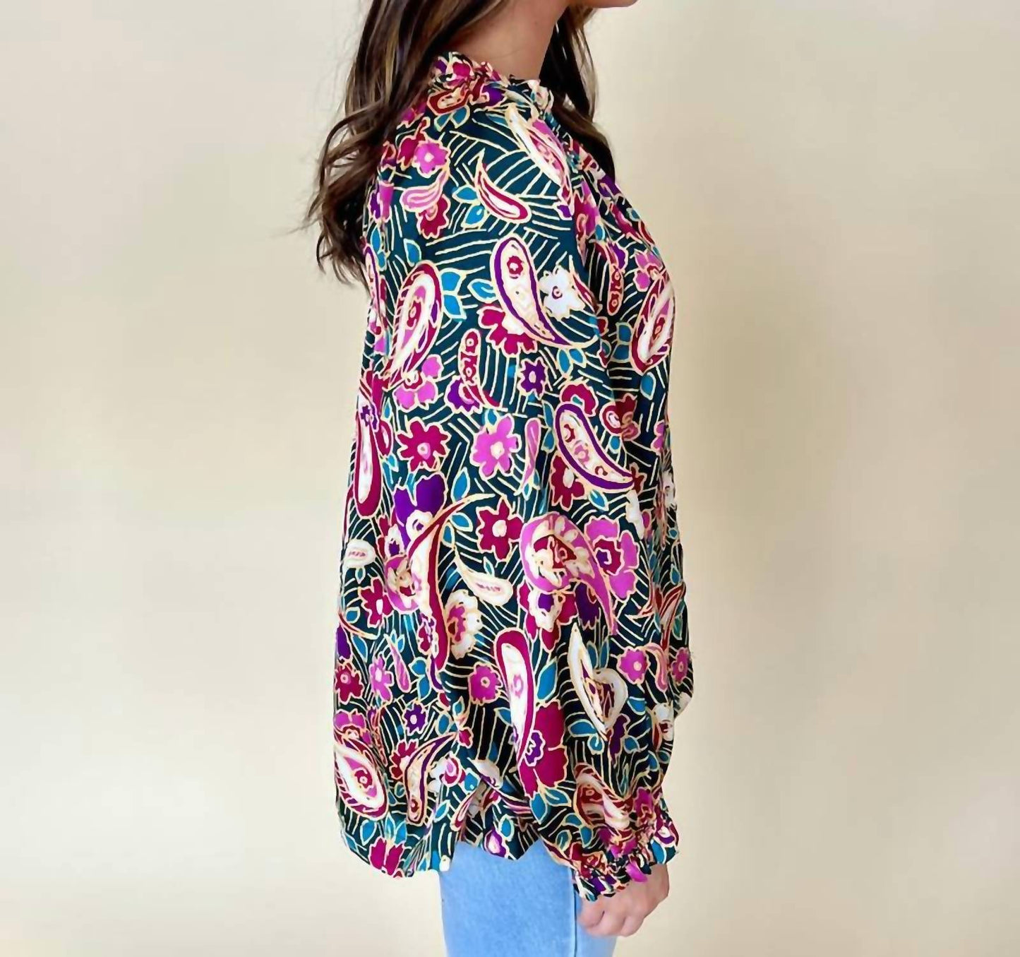 Umgee - Aria Satin Blouse