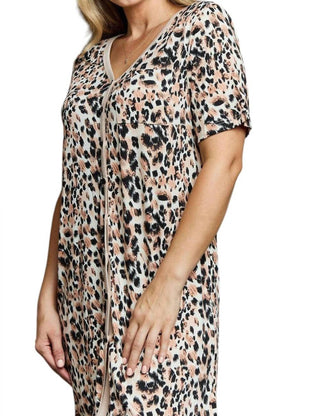 Ninexis - Dreamy Quilted Button-Up Nightgown