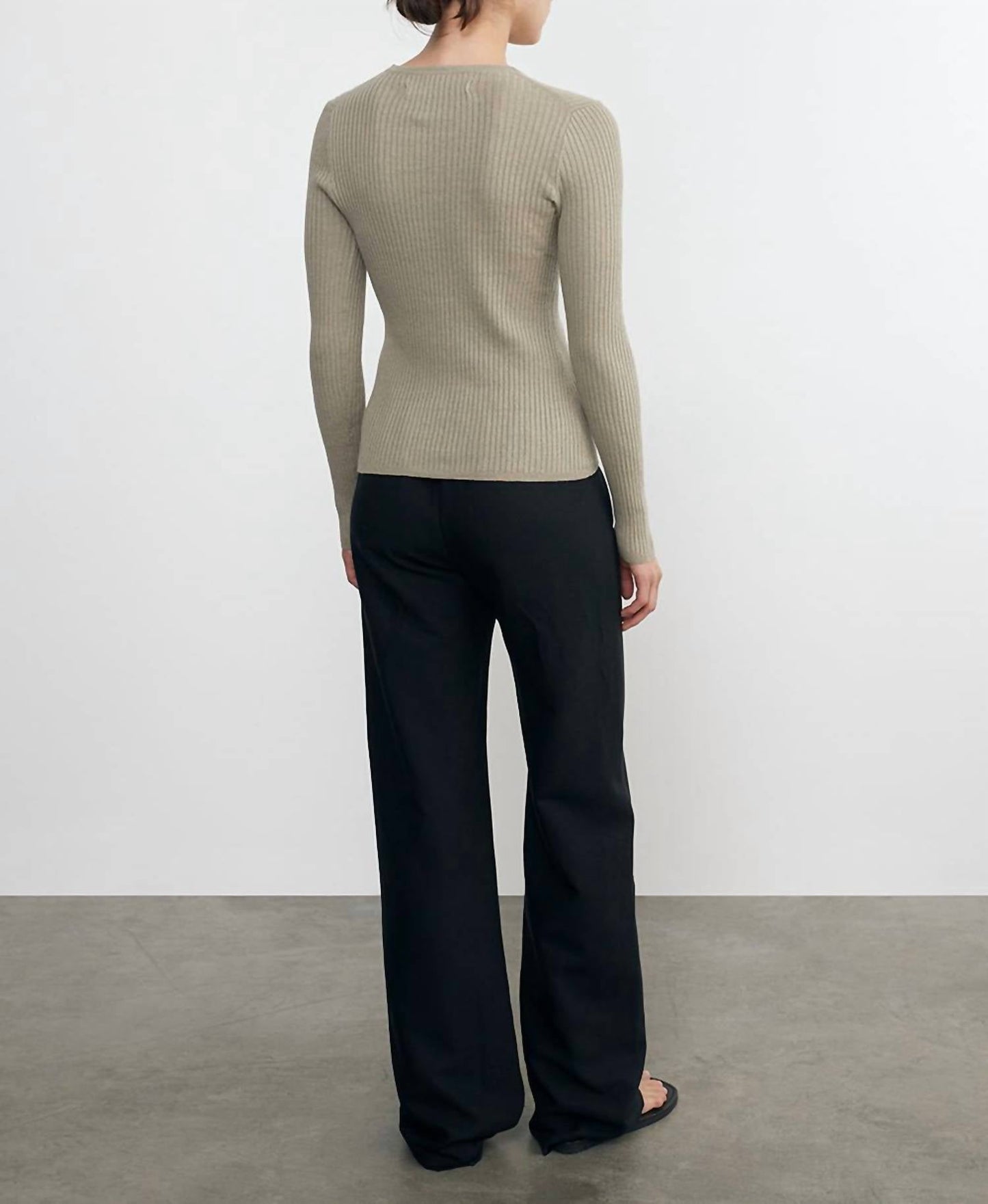 Enza Costa - Linen Long Sleeve Cotton Sweater