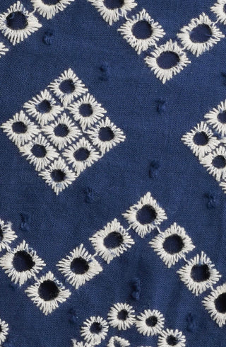 Adelyn Rae - Women's Soraia Cotton Eyelet Midi Dress