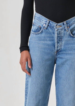 Agolde - Women's V Waist Baggy Jean