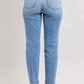 Judy Blue - Mid Rise Vintage Wash Slim Jeans