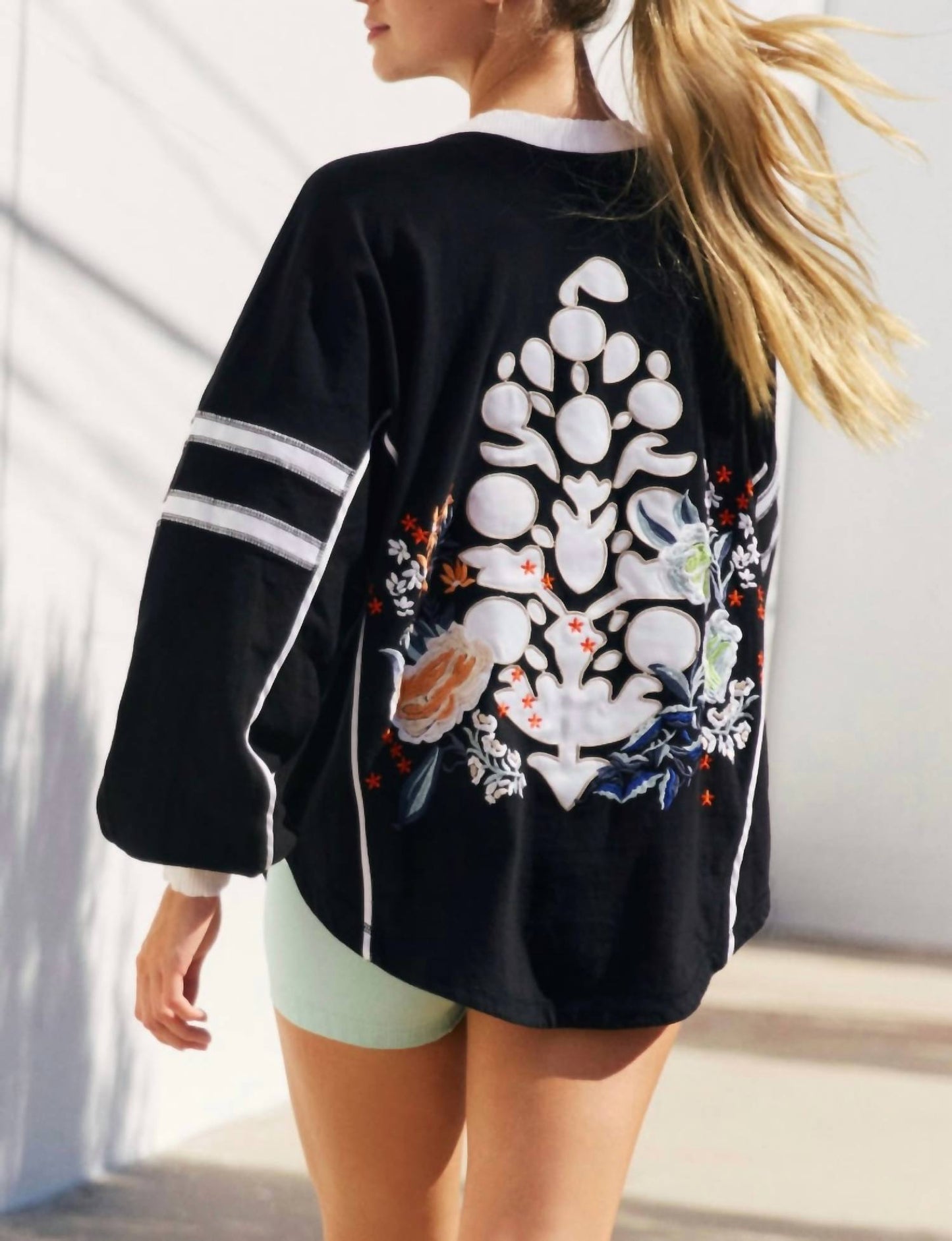 Free People - Logo Rugby Ready Layer Top