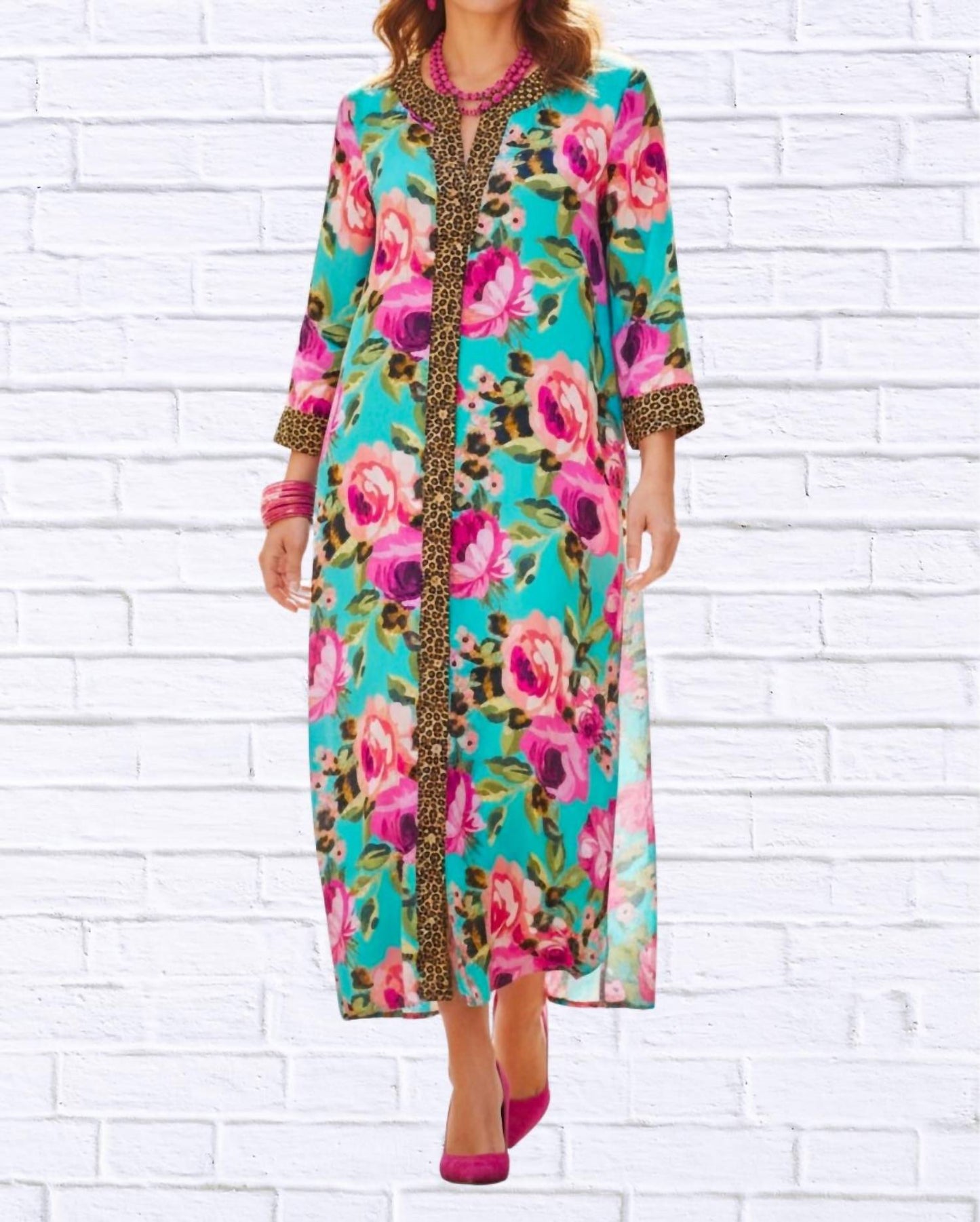 Calypso - Demi Shirt Midi Dress