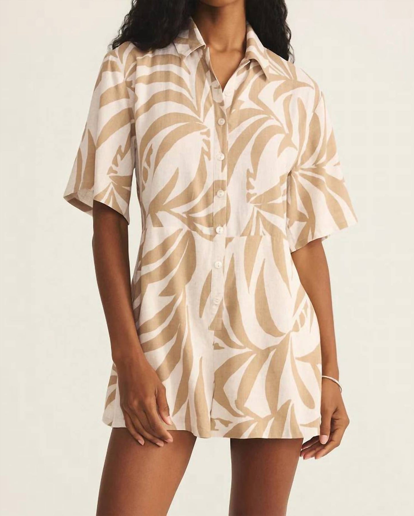 Z Supply - Marcel Tropical Palm Romper