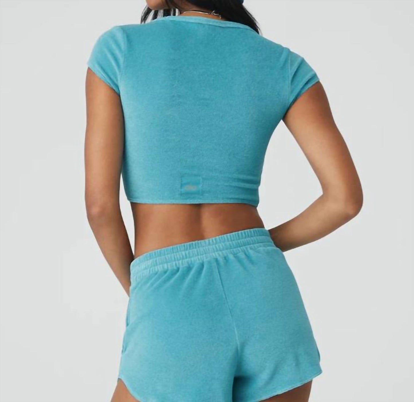 Alo Yoga - Terry Beachside Short Sleeve Top
