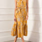 Fifteen Twenty - FLORAL BELTED TIERED MAXI DRESS