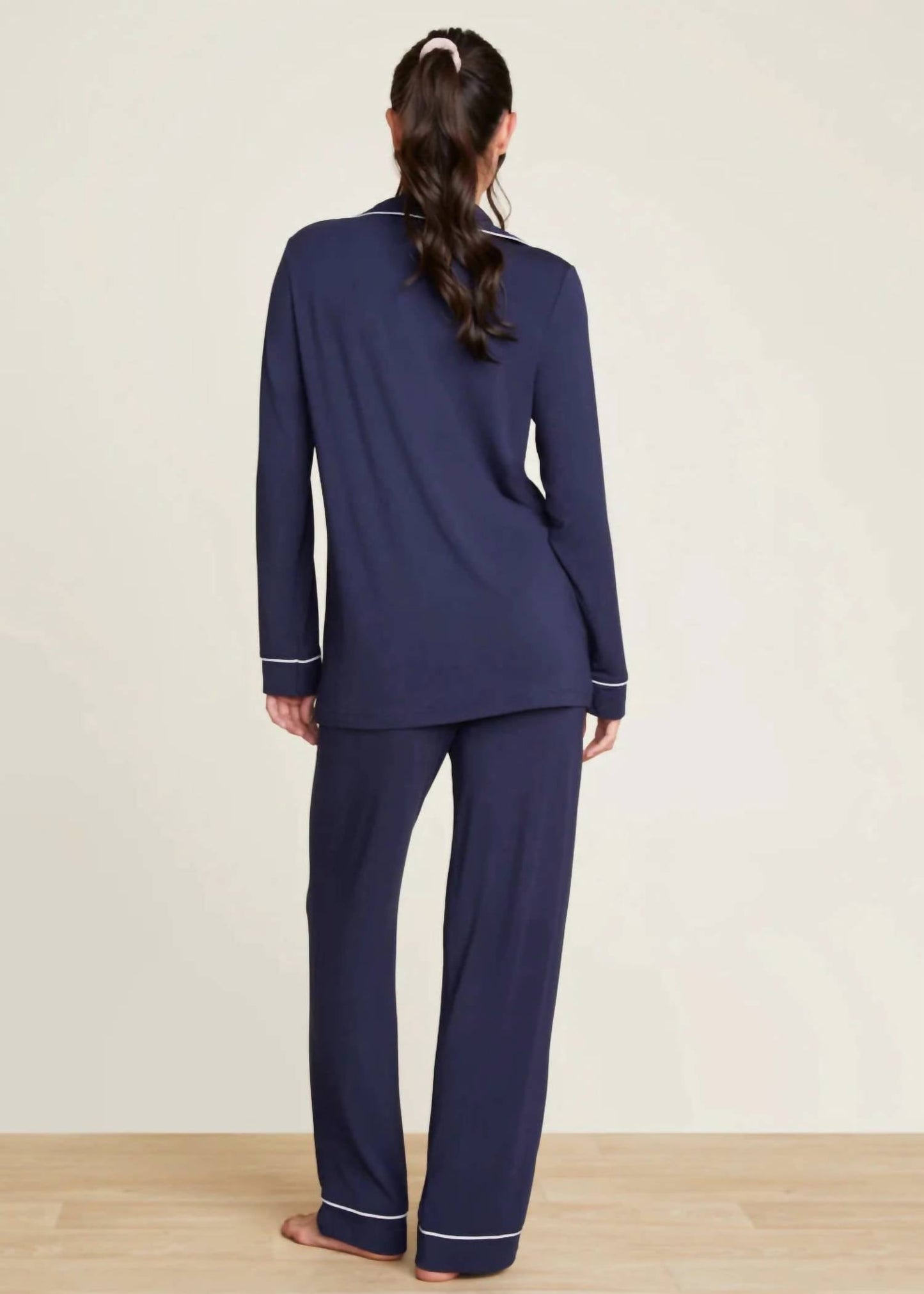Barefoot Dreams - Luxe Milk Jersey Piped Pajamas