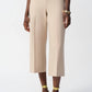 Joseph Ribkoff - Pleated Beige High-waisted Trousers
