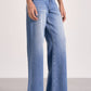 Elan - Denim Wash Wide Leg Jeans