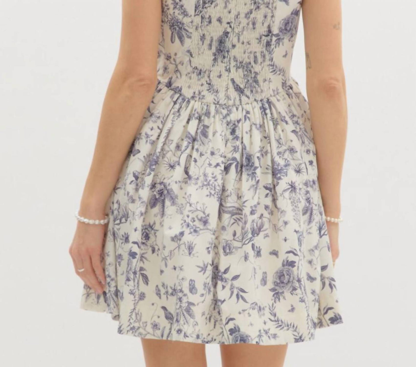 Entro - Floral Toile Dress Final Sale