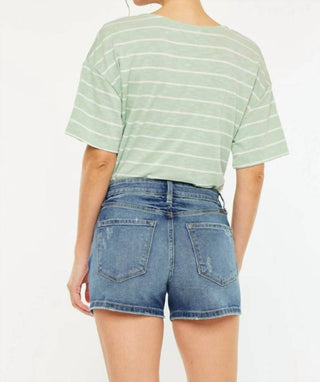 Kancan - High Rise Mom Shorts