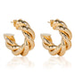 Sahira - Women's Ashlee Twist Hoop Earrings