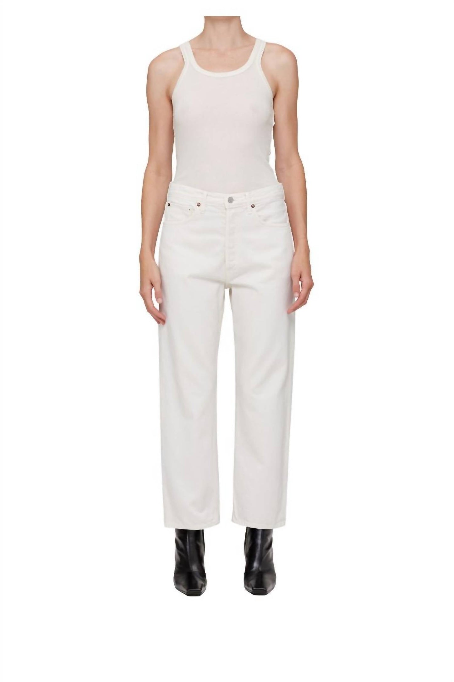 Agolde - 90's Mid Rise Straight Crop Jeans